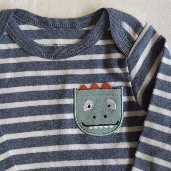 NEW rene rofe matching outfit set striped bodysuit & joggers 6-9 months baby boy - Picture 5 of 8